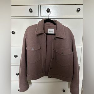 Wilfred Free Merino Wool Cropped Jacket